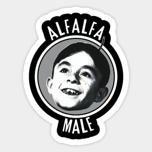 All Hail The Alfalfa Male Sticker